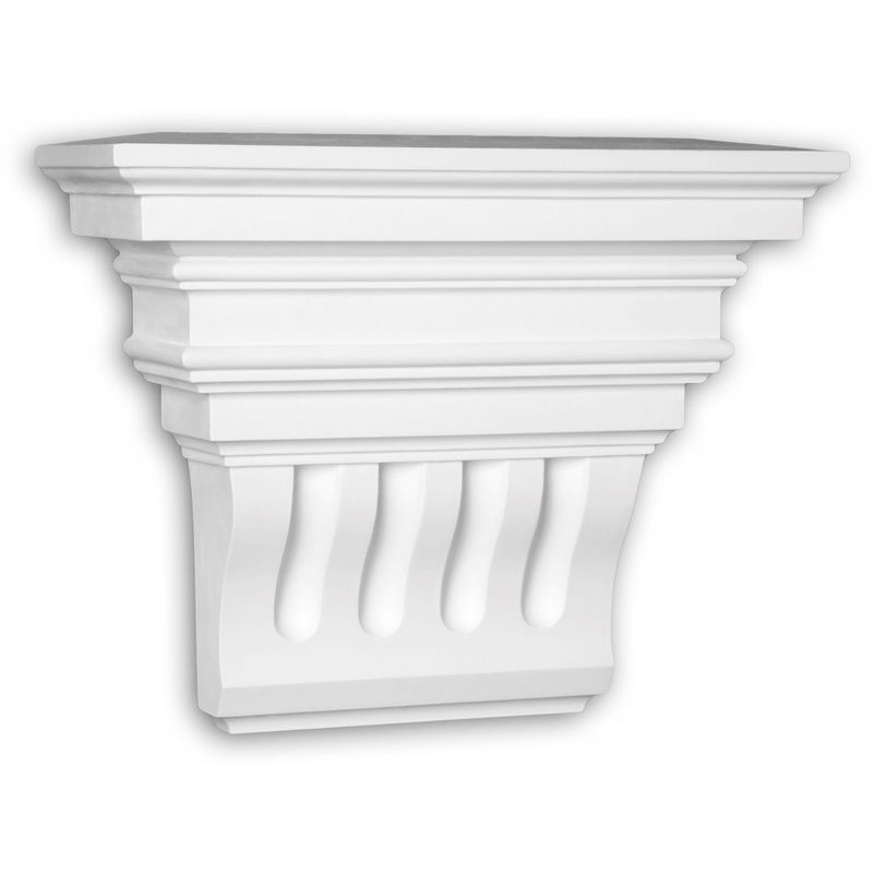 Profhome Decor - Corbel Profhome 483302 Facade moulding Deco element Facade element Corinthian style white