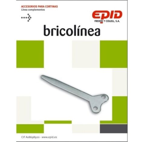 Corchete cortina cinc epid 36 pz