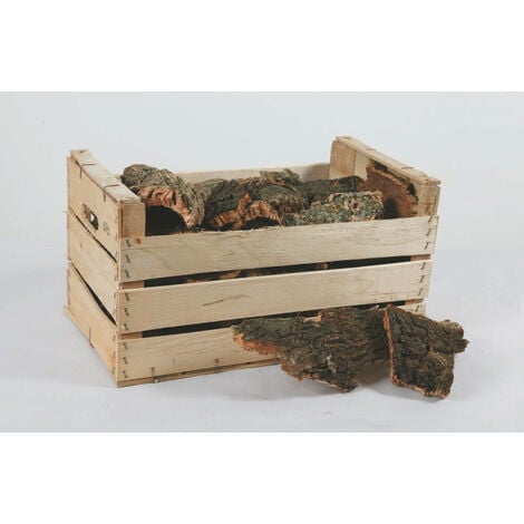 Bandeja decorativa caja de madera vintage 39,5 × 23