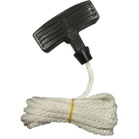 Corda avviamento motore + maniglia mm 5 mt 2,5 cf=pz 2 (5 confezioni)
