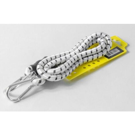 Corda elastica 120 cm in gomma con moschettone akifix nadc30002m