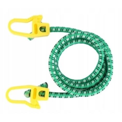 CORDA ELASTICA CON GANCI - 7 MM X 100 CM