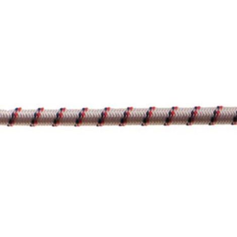 Corda elastica masidef diametro 6mm bianco rosso vendita al metro - dy2701232