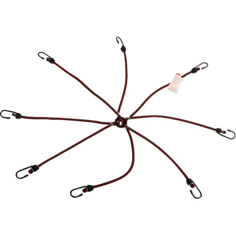 Corda elastica ragno 8 ganci - Ø 8 mm