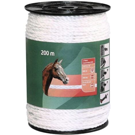 AKO AGRARTECHNIK CORDA ELETTRORECINZIONE AKO KERBL • FILI ACCIAIO 6 MM 6 MT 200