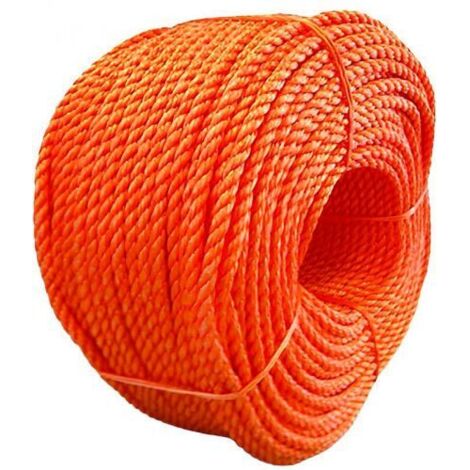 CORDA FUNE GALLEGGIANTE Ø mm. 8 (mt. 200 circa), Col. Arancio 6.7 KG