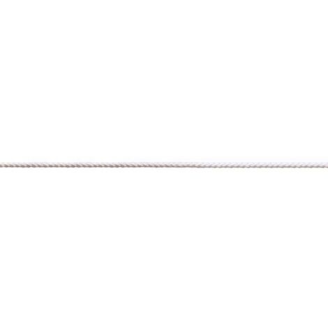 Corda in poliammide bianca diametro 3 mm mt 10 - masidef