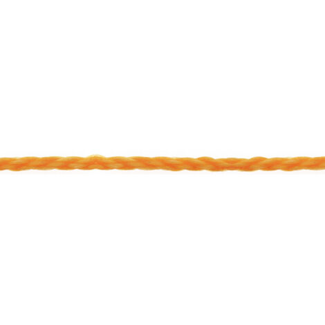 Corda in polipropilene Ø 6 mm. arancione 200 mt.