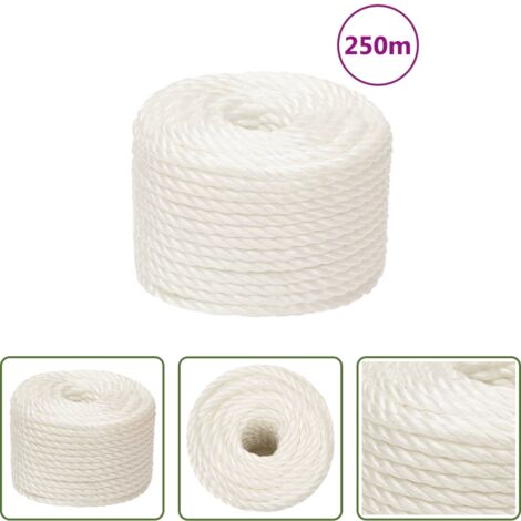 Corda in polipropilene -  Corda da Lavoro Bianca 10 mm 250 m in Polipropilene