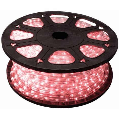 CORDA LUMINOSA A LED - 45 m - ROSSO