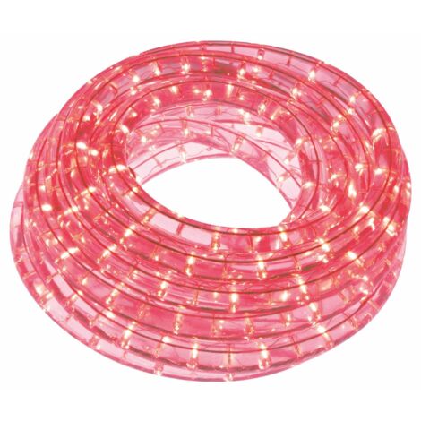 CORDA LUMINOSA A LED - 9 m - ROSSO