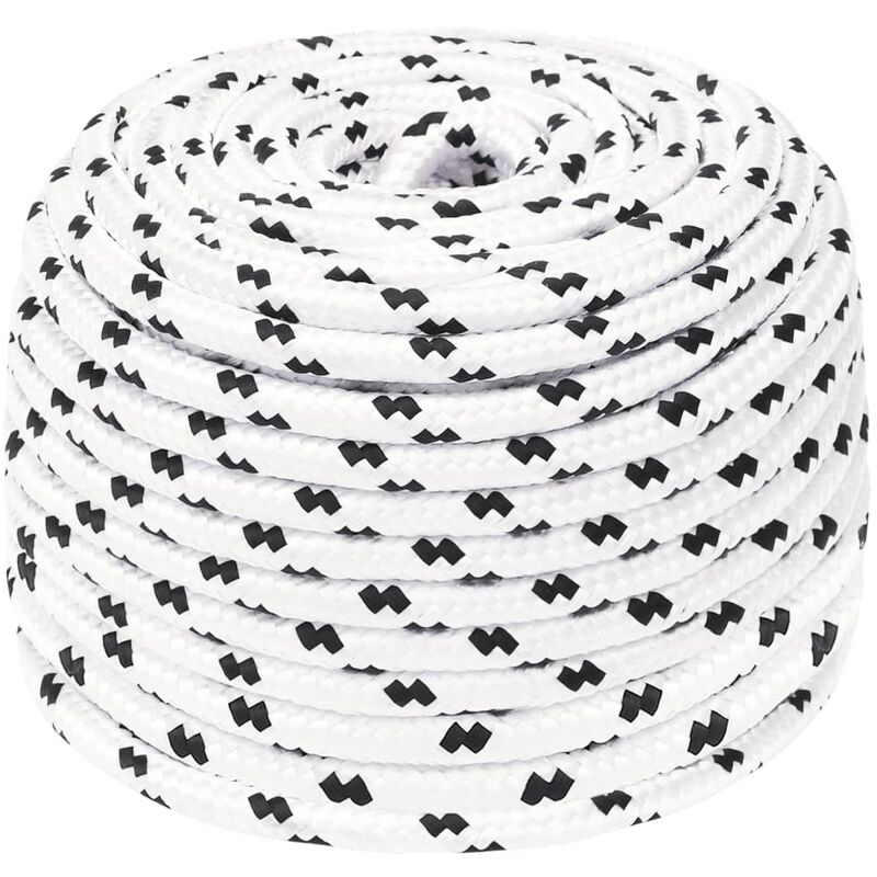 Vidaxl - Corda da Lavoro Bianca 10 mm 100 m in