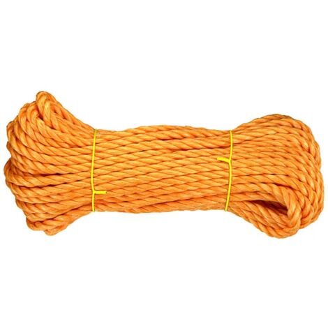 Corda plp arancio d 8 mm l.mt 20 - masidef