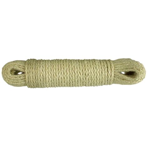 Corda sisal naturale diametro 5 mm metri 30 - masidef