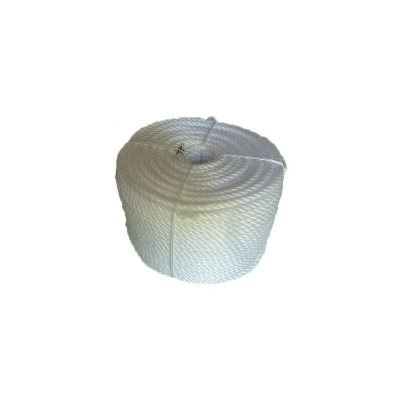 Cordage polypropylène anti-UV - 8 mm x 100 m - couronne Corderies Tournonaises