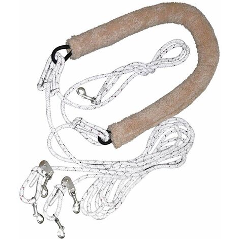 Cordage d'entraînement en bobines de chambon avec mousquetons