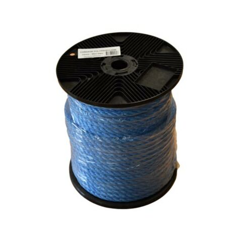 Cordage Polypropylene Bleu 12mm x 65m Corderies Tournonaises