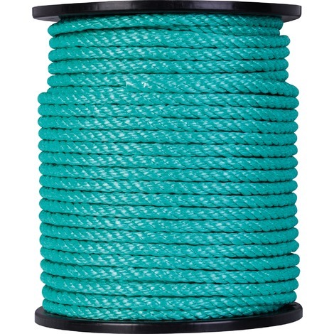 Bobine de corde en polypropylène bleu 6 mm – 220 m 