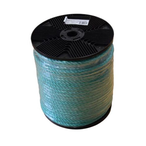 Cordage Polypropylene Vert 10mm x 100m Corderies Tournonaises