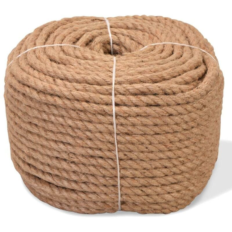 Corde 100 % jute 10 mm 100 m