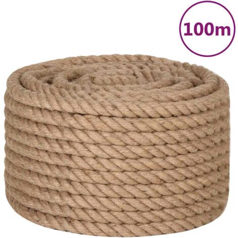 Corde 100 % jute 20 mm 100 m CFW35881