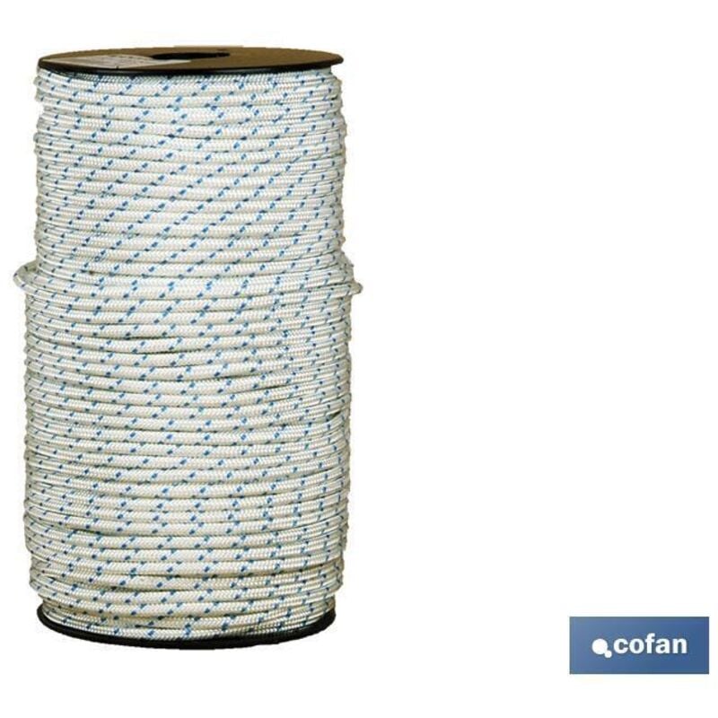 Cofan - Bobine de corde épaisse Starter 3 mm 100 Mts blanc