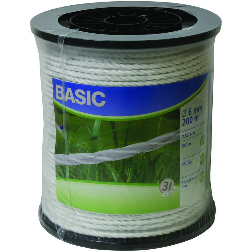FR - corde 6 fils 200MT. pour clôtures électriques -441500