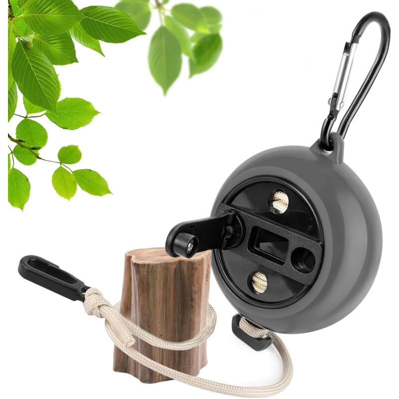 Corde à Linge de Voyage rétractable 10m Portable Corde à Linge Camping Corde à Linge Cintre Voyage dortoir extérieur réglable Ligne de séchage