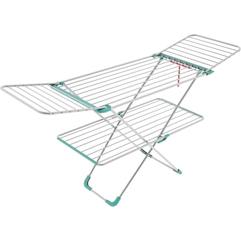 Corde à linge double en aluminium antirouille et peu encombrante Colombo