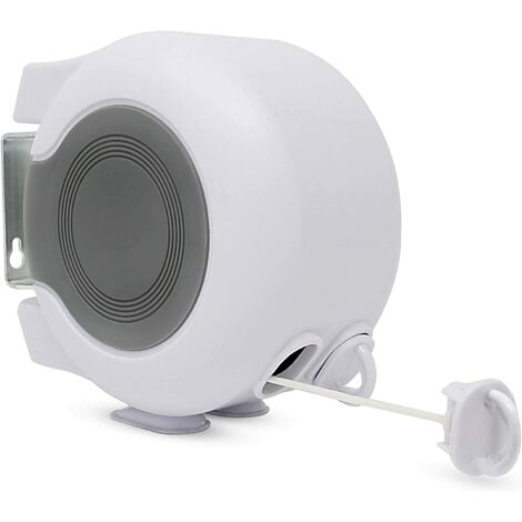 corde à linge double rétractable 30M | Séchoir à linge robuste | Extendable Reel Airer | Lignes 2 x 15m