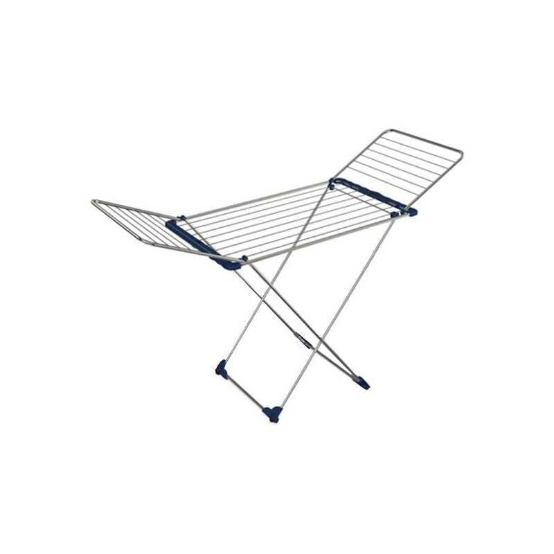 Vileda - Max Gimi Étendoir à linge à double boulon en u en acier inoxydable