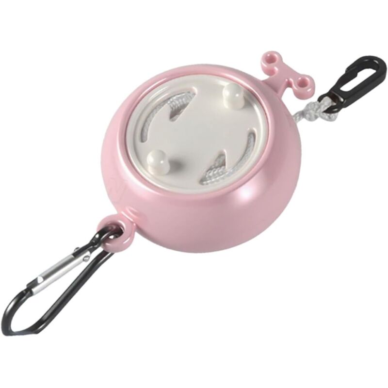 Corde à linge rétractable d'extérieur, longueur réglable, portable, idéale pour les voyages, le camping et la randonnée.