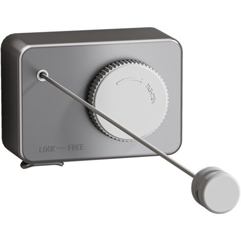 Corde à Linge Rétractable en Inoxydable 304 - Fixation Murale avec Réglage de Longueur (4,2m) et Anti-Affaissement, Résistante au Vent/Pluie pour Intérieur & Extérieur,gris