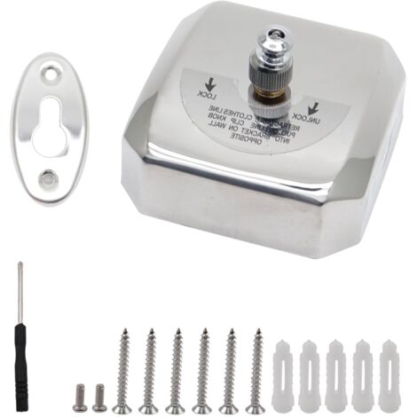 Corde à linge rétractable robuste en acier inoxydable 304 avec corde réglable en acier inoxydable pour douche et buanderie, 3,7 m
