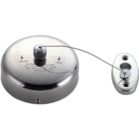 Corde à linge rétractable, YIFAN en acier inoxydable 304 flexible utilisez dans le mur du balcon forme de cercle