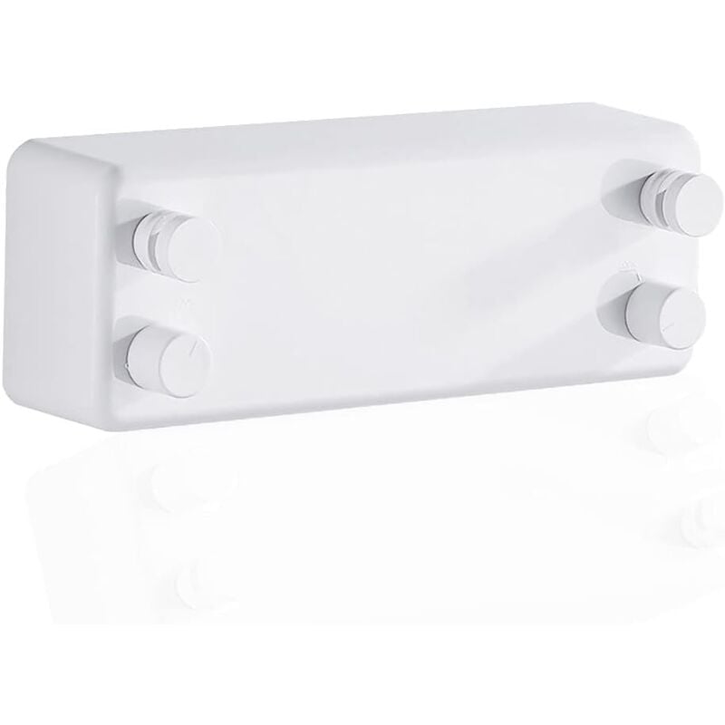 Corde à linge suspendue, corde à linge extérieure rétractable à 2 fils, corde à linge intérieure rétractable réglable, corde à linge rétractable de