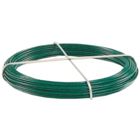 Corde A linge verte en fil plastifiA de 20 m Trou de 2,8 mm