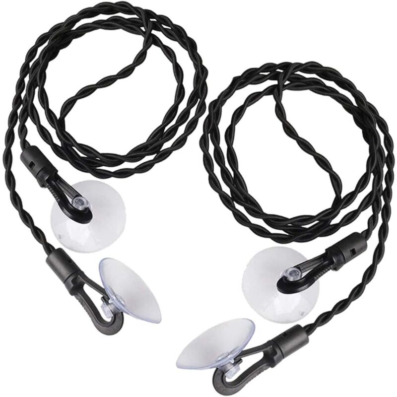 Lot de 2 Corde à Linge Voyage,Corde à Linge Portable,cordes à linge de voyage élastiques portables coupe-vent avec crochets et ventouses pour
