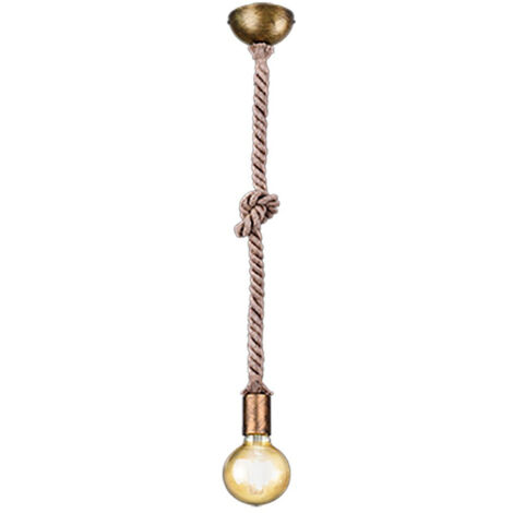 Corde À nŒuds de suspension et mÉtal en laiton antique 310100104