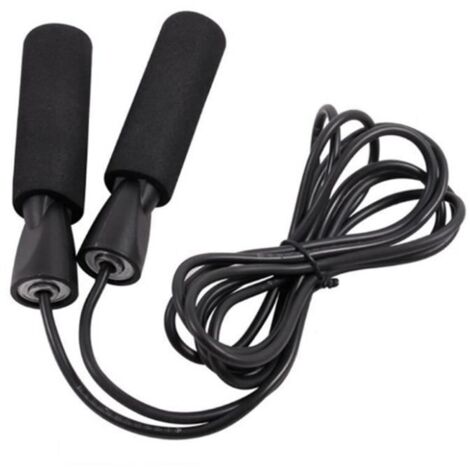 Corde à sauter - Entrainement - Réglable - 2.7m - PVC - Caoutchouc mousse