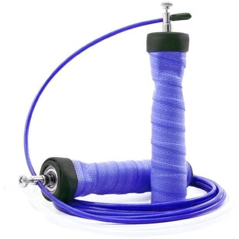 Corde à sauter Exercice Fitness Sautons Boxe Corde Vitesse Bleu