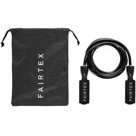 Corde à sauter Fairtex noire