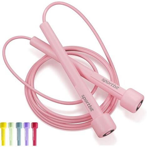 Corde à Sauter Réglable - Câble en PVC Souple - Poignées Ergonomiques Antidérapantes - Pour Entraînement Cardio, Boxe, Perte de Poids - 1 Pièce