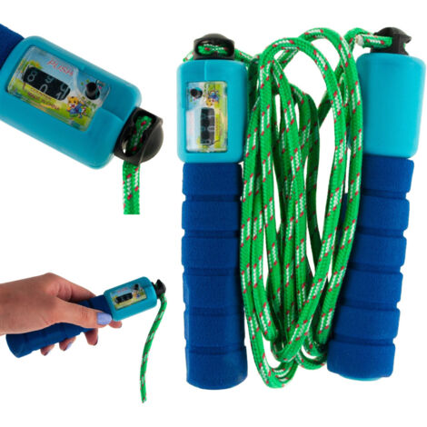 Corde à sauter SP60 avec compteur de coups, corde de fitness réglable de 250 cm