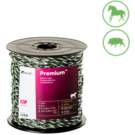 Corde conductrice 5mm 200m pastormatic