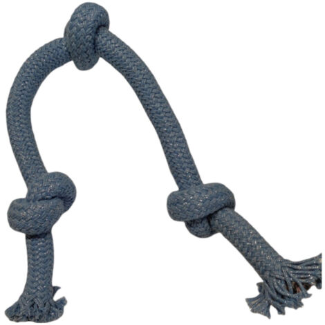 Corde COSMIC 3 nœuds, taille ø 2 cm x 45 cm, jouet pour chien - zolux