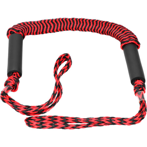 Corde d'amarrage élastique marine extensible, Ligne d'accostage bungee bateau résistante, Sangle élastique nautique rouge et noir
