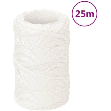 Corde de bateau  Cordage Blanc complet 2 mm 25 m Polypropylène 11946