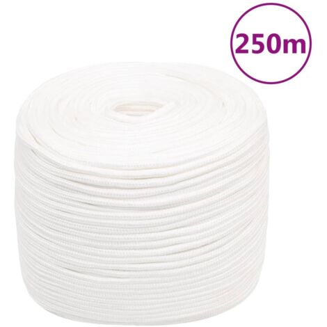 Corde de bateau  Cordage Blanc complet 8 mm 250 m Polypropylène 87821