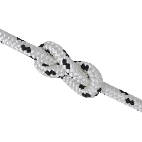 Corde de bateau tressée en bobine Polyester 10 mm x 50 m CFW89955